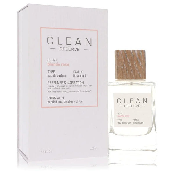 Clean Blonde Rose by Clean for Women. Eau De Parfum Spray 3.4 oz | Perfumepur.com