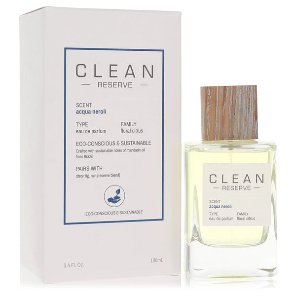 Clean Reserve Acqua Neroli by Clean for Women. Eau De Parfum Spray 3.4 oz | Perfumepur.com