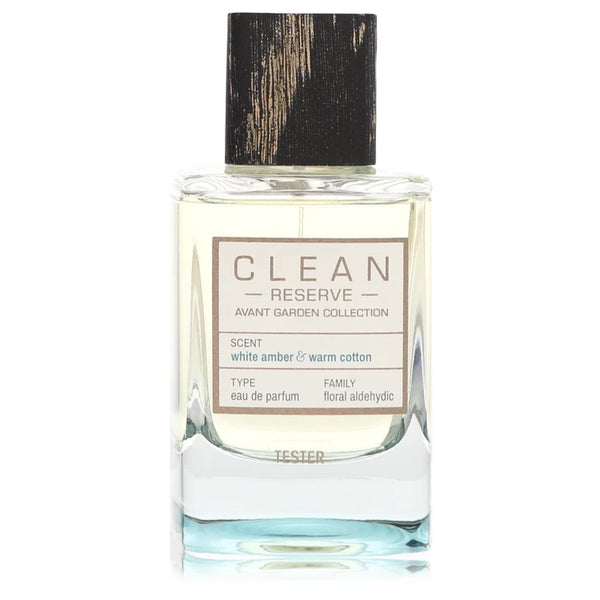 Clean Reserve White Amber & Warm Cotton by Clean for Unisex. Eau De Parfum Spray (Unisex Tester) 3.4 oz | Perfumepur.com