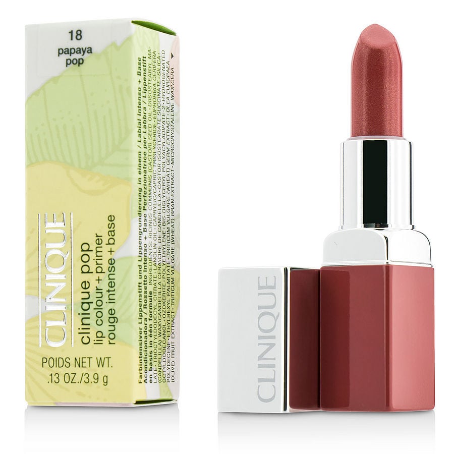 Clinique By Clinique for Women. Clinique Pop Lip Colour + Primer - # 18 Papaya Pop (3.9g/0.13oz) | Perfumepur.com