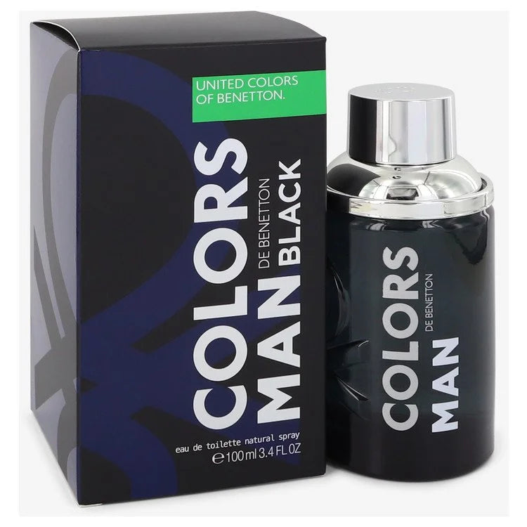 Colors De Benetton Black by Benetton for Men. Eau De Toilette Spray 6.7 oz | Perfumepur.com