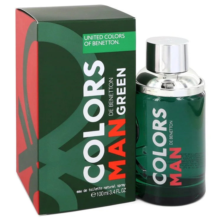 Colors De Benetton Green by Benetton for Men. Eau De Toilette Spray 3.4 oz | Perfumepur.com