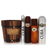 Cuba Gold by Fragluxe for Men. Gift Set (3.4 oz Eau De Toilette Spray + 1.17 oz Eau De Toilette Spray + 6.7 oz Body Spray + 3.3 oz After Shave) | Perfumepur.com