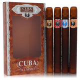 Cuba Gold by Fragluxe for Men. Gift Set (Cuba Variety Set includes All Four 1.15 oz Sprays, Cuba Red, Cuba Blue, Cuba Gold and Cuba Orange) | Perfumepur.com