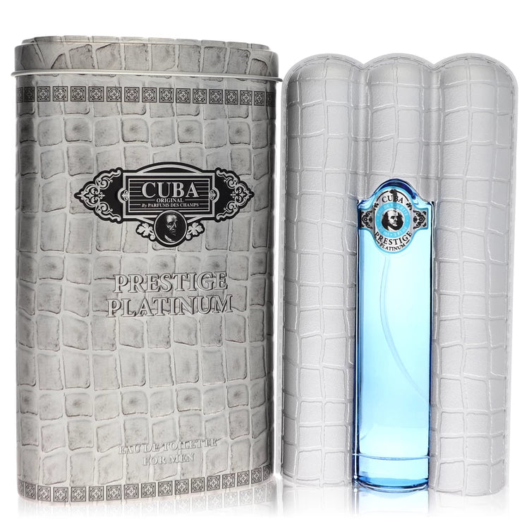 Cuba Prestige Platinum by Fragluxe for Men. Eau De Toilette Spray 1.17 oz | Perfumepur.com