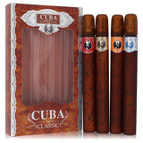 Cuba Red by Fragluxe for Men. Gift Set (Cuba Variety Set includes All Four 1.15 oz Sprays, Cuba Red, Cuba Blue, Cuba Gold and Cuba Orange) | 