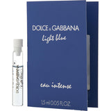 D & G Light Blue Eau Intense By Dolce & Gabbana for Women. Eau De Parfum 0.05 oz Vial On Card | Perfumepur.com