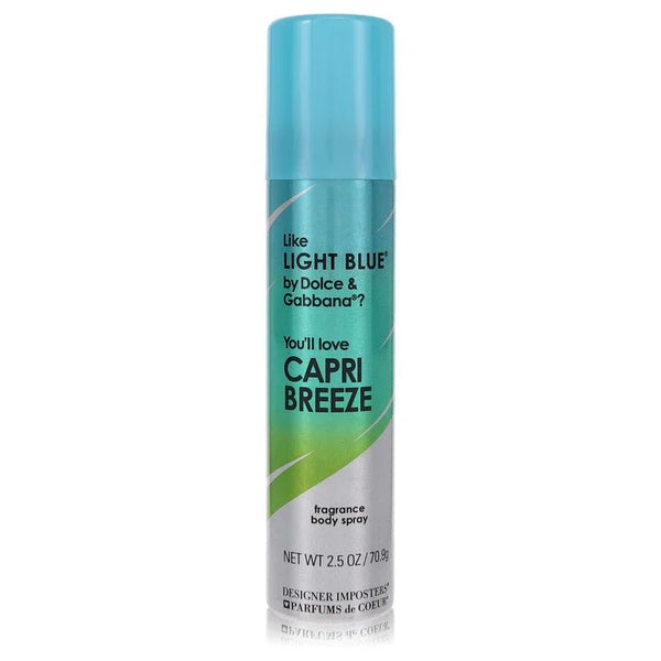 Designer Imposters Capri Breeze by Parfums De Coeur for Women. Body Spray 2.5 oz | Perfumepur.com
