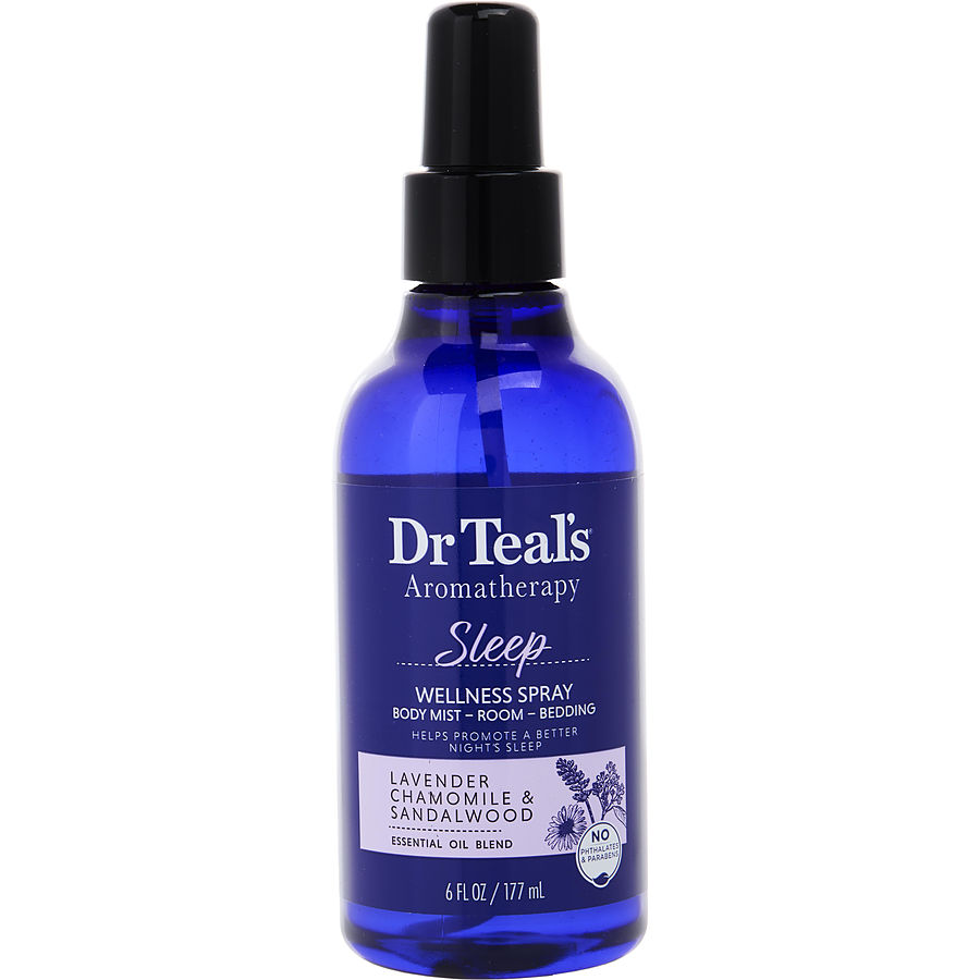 Dr. Teal's By Dr. Teal's for Unisex. Aromatherapy Sleep Wellness Spray With Lavender, Chamomile & Sandalwood (170g/6oz) | Perfumepur.com
