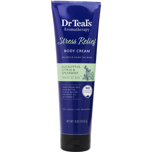 Dr. Teal's By Dr. Teal's for Unisex. Aromatherapy Stress Relief Body Cream With Eucalyptus, Citrus & Spearmint (227g/8oz) | Perfumepur.com