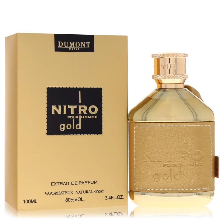 Dumont Nitro Gold by Dumont Paris for Men. Extrait De Parfum Spray 3.4 oz | Perfumepur.com