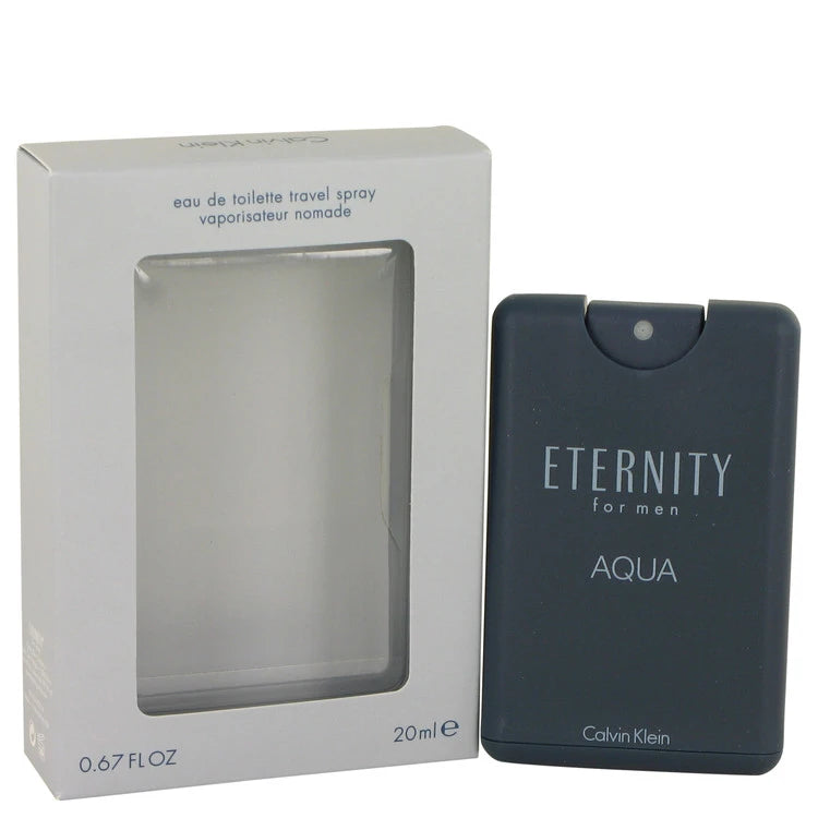 Eternity Aqua by Calvin Klein for Men. Mini EDT Spray .67 oz | Perfumepur.com