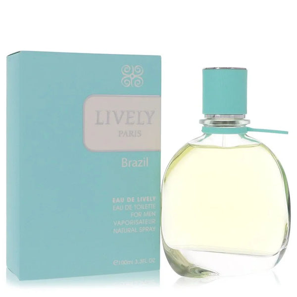 Eau De Lively Brazil by Parfums Lively for Men. Eau De Toilette Spray 3.3 oz | Perfumepur.com