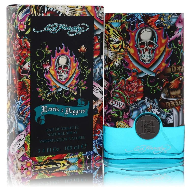 Ed Hardy Hearts & Daggers by Christian Audigier for Men. Eau De Toilette Spray 3.4 oz | Perfumepur.com