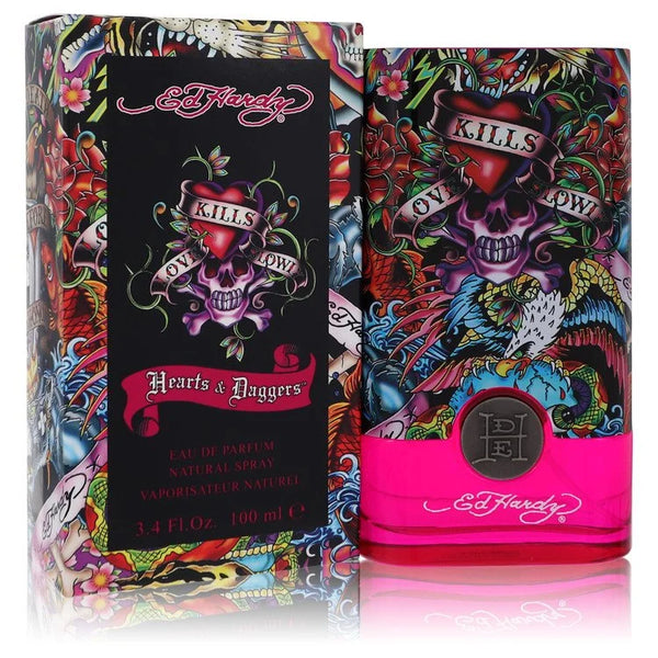 Ed Hardy Hearts & Daggers by Christian Audigier for Women. Eau De Parfum Spray 3.4 oz | Perfumepur.com