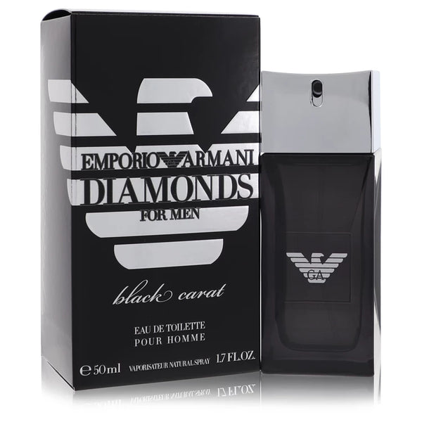 Emporio Armani Diamonds Black Carat by Giorgio Armani for Men. Eau De Toilette Spray 1.7 oz | Perfumepur.com