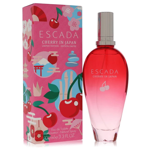 Escada Cherry In Japan by Escada for Women. Eau De Toilette Spray 3.3 oz | Perfumepur.com
