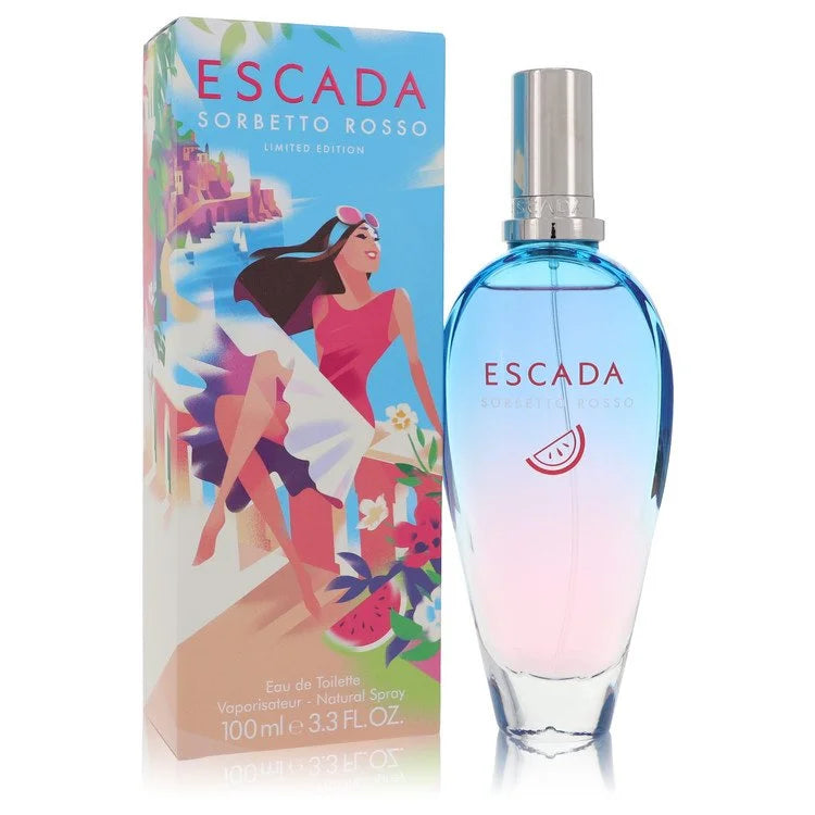 Escada Sorbetto Rosso by Escada for Women. Eau De Toilette Spray (Limited Edition Unboxed) 3.3 oz | Perfumepur.com