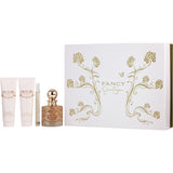 Fancy By Jessica Simpson for Women. Gift Set (Eau De Parfum Spray 3.4 oz + Body Lotion 3 oz + Shower Gel 3 oz + Eau De Parfum Spray 0.34 oz Mini) | Perfumepur.com