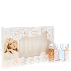 Fancy by Jessica Simpson for Women. Gift Set (Mini Set Collection  0.5oz  Fancy EDP Spray +0.05oz Signature EDP Spray +0.05oz I Fancy You EDP Spray+ 0.05oz Fancy Love EDP Spray) | Perfumepur.com