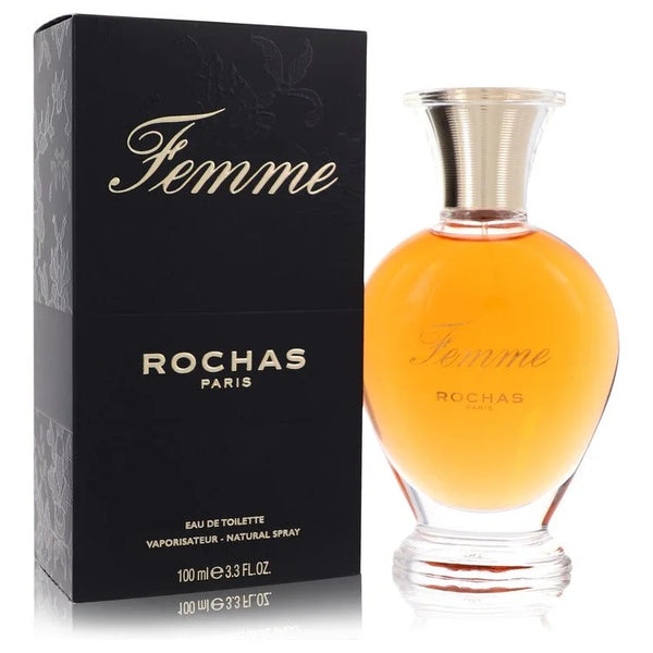 Femme Rochas by Rochas for Women. Eau De Toilette Spray 3.4 oz | Perfumepur.com