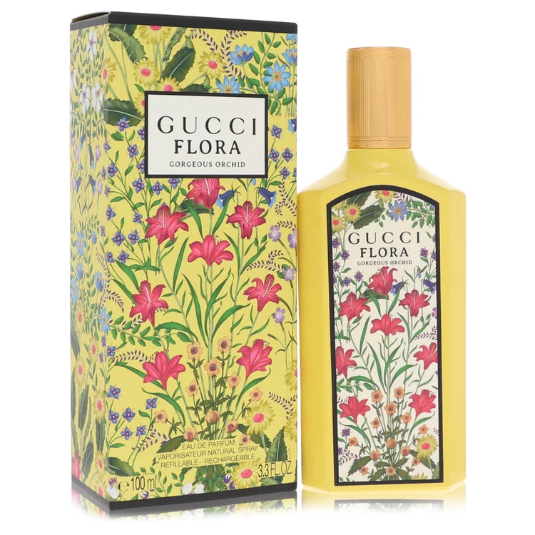 Flora Gorgeous Orchid by Gucci for Women. Eau De Parfum Spray Refillable 3.3 oz | Perfumepur.com