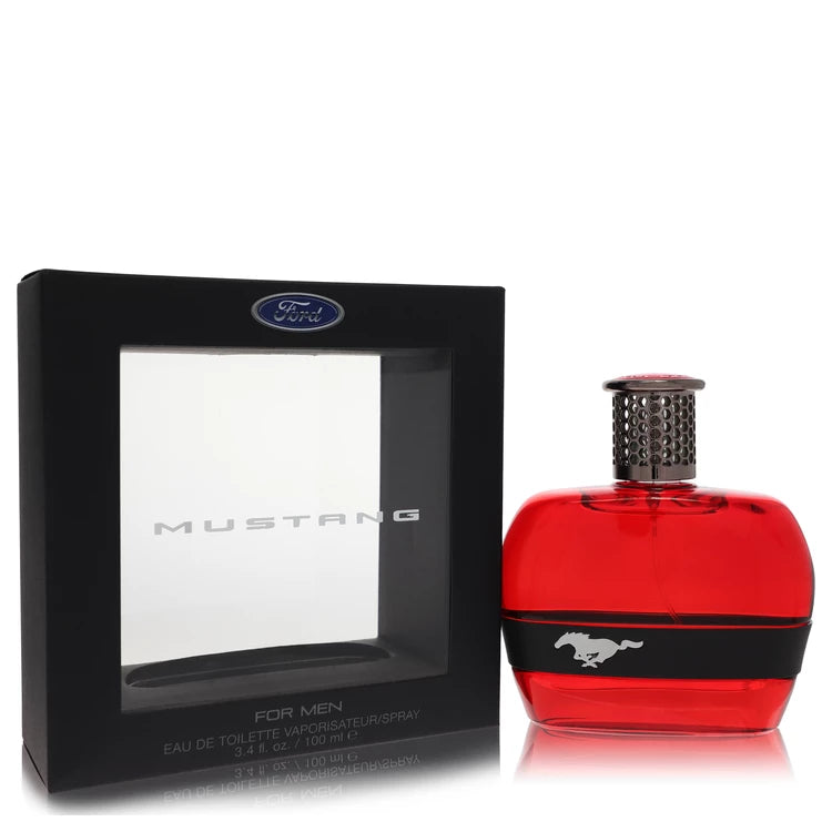 Ford Mustang Red by Estee Lauder for Men. Eau De Toilette Spray 3.4 oz | Perfumepur.com