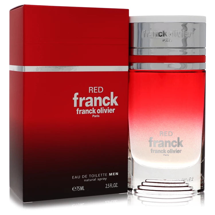 Franck Olivier Red Franck by Franck Olivier for Men. Eau De Toilette Spray 2.5 oz | Perfumepur.com