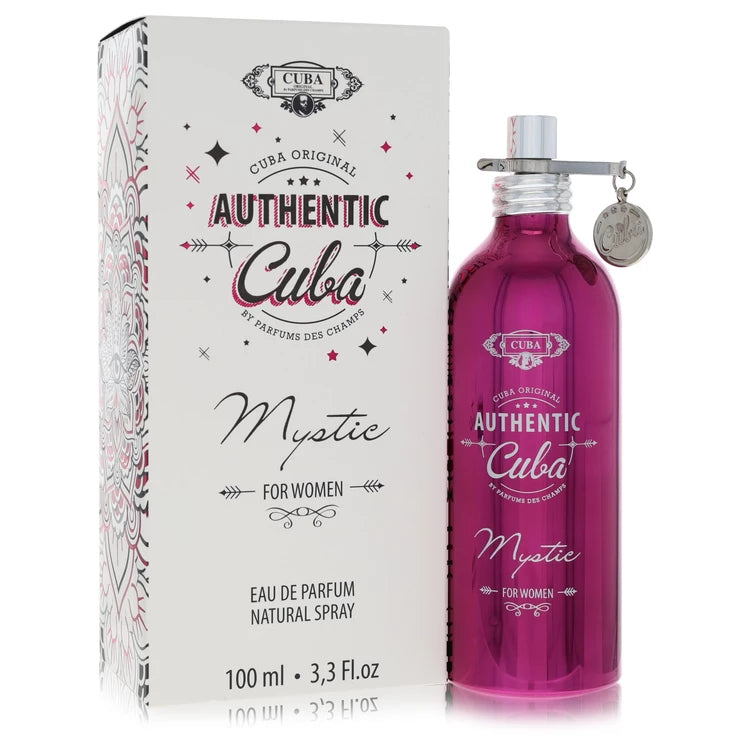 Fragluxe Cuba Authentic Mystic by Fragluxe Eau de Parfum Spray for women 3.3 oz (100ml)