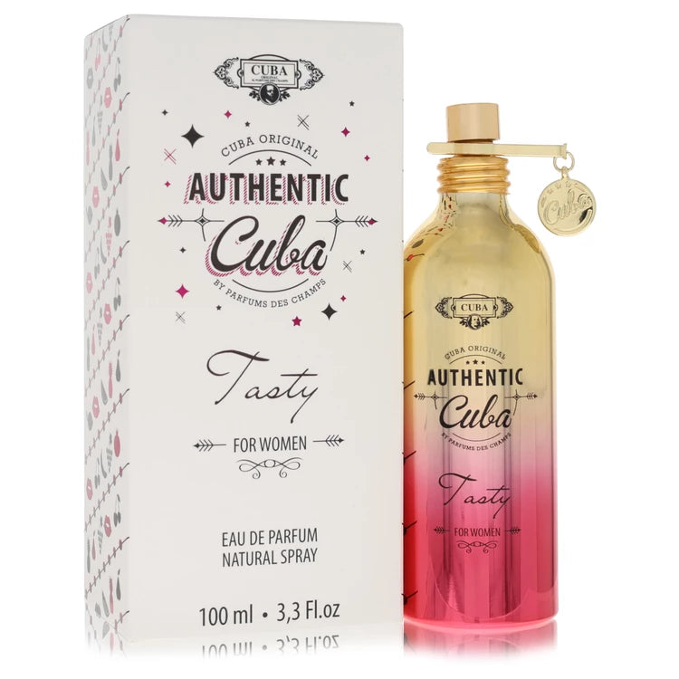Fragluxe Cuba Authentic Tasty by Fragluxe Eau de Parfum Spray for women 3.3 oz (100ml)