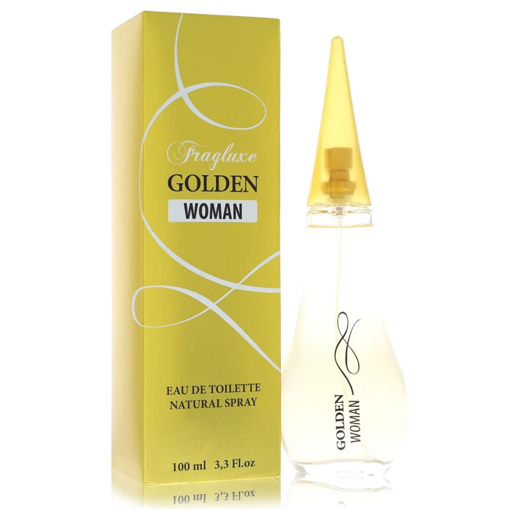 Fragluxe Fragluxe Golden Woman by Fragluxe Eau de Toilette Spray for women 3.3 oz (100ml)