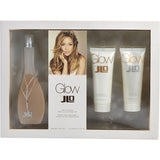 Glow By Jennifer Lopez for Women. Gift Set (Eau De Toilette Spray 3.4 oz + Body Lotion 2.5 oz + Shower Gel 2.5 oz) | Perfumepur.com