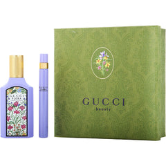 Gucci Flora Gorgeous Magnolia By Gucci for Women. Gift Set (Eau De Parfum Spray 1.7 oz + Eau De Parfum Spray 0.33 oz Mini) | Perfumepur.com