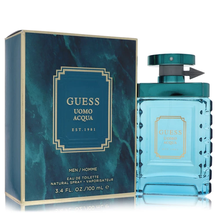 Guess Uomo Acqua by Guess for Men. Eau De Toilette Spray 3.4 oz | Perfumepur.com