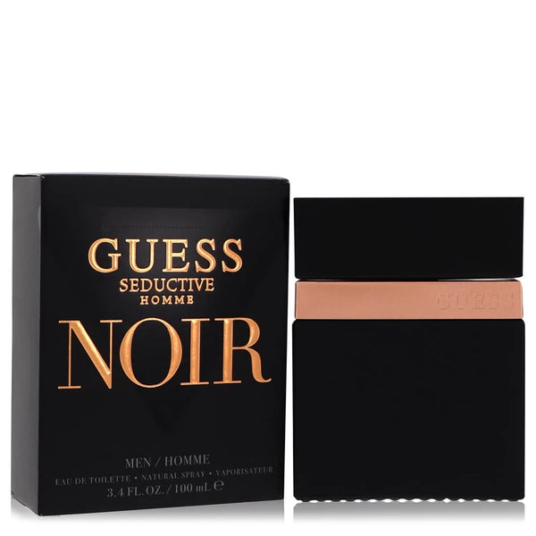 Guess Seductive Homme Noir by Guess for Men. Eau De Toilette Spray 3.4 oz | Perfumepur.com