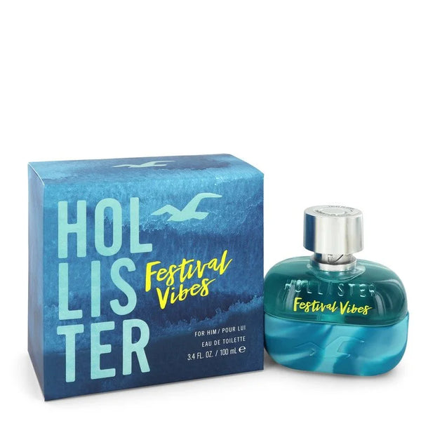 Hollister Festival Vibes by Hollister for Men. Eau De Toilette Spray 3.4 oz | Perfumepur.com