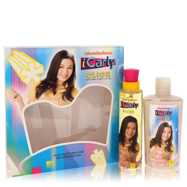 ICarly Click by Marmol & Son for Women. Gift Set (3.4 oz Eau De Toilette Spray + 8 oz Body Lotion) | Perfumepur.com