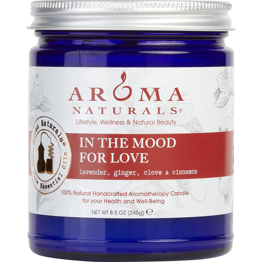 In The Mood For Love Aromatherapy By  for Unisex. One 3 X 3 Inch Jar Aromatherapy Candle. Combines The Essential Oils Of Lavender, Ginger, Clove & Cinnamon. Burns Approx. 50 Hrs. | Perfumepur.com