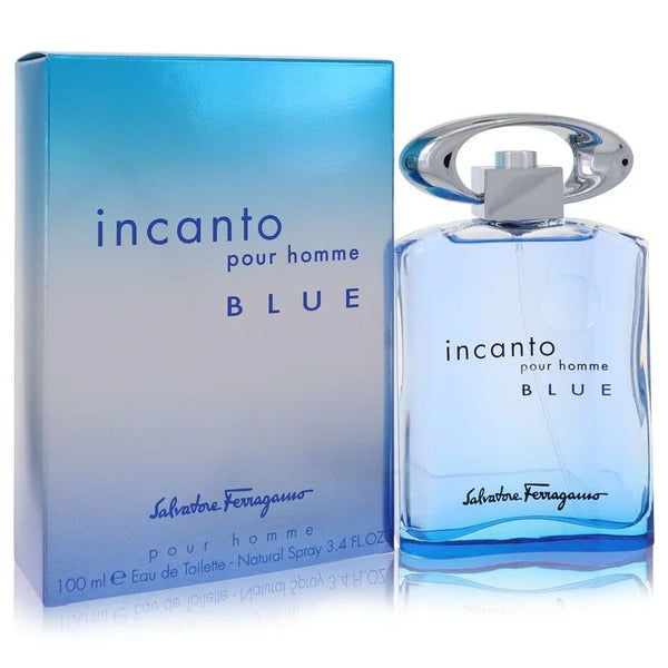 Incanto Blue by Salvatore Ferragamo for Men. Eau De Toilette Spray 3.4 oz | Perfumepur.com