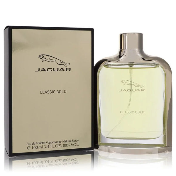 Jaguar Classic Gold by Jaguar for Men. Eau De Toilette Spray 3.4 oz | Perfumepur.com