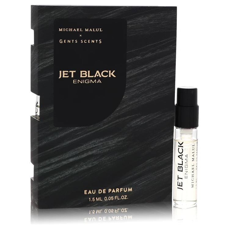 Jet Black Enigma by Michael Malul for Men. Vial (sample) 0.05 oz | Perfumepur.com