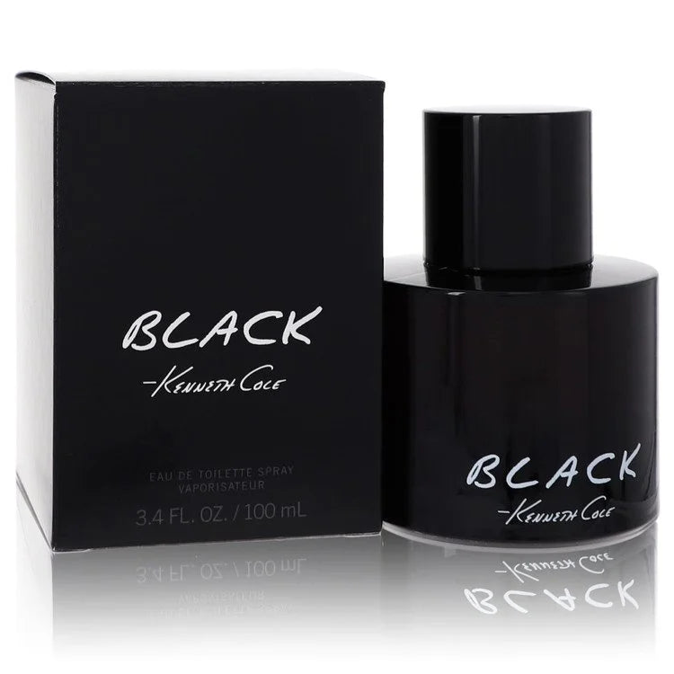 Kenneth Cole Black by Kenneth Cole for Men. Gift Set (3.4 oz Eau De Toilette Spray + 3.4 oz After Shave Balm + 6 oz Body Spray) | Perfumepur.com