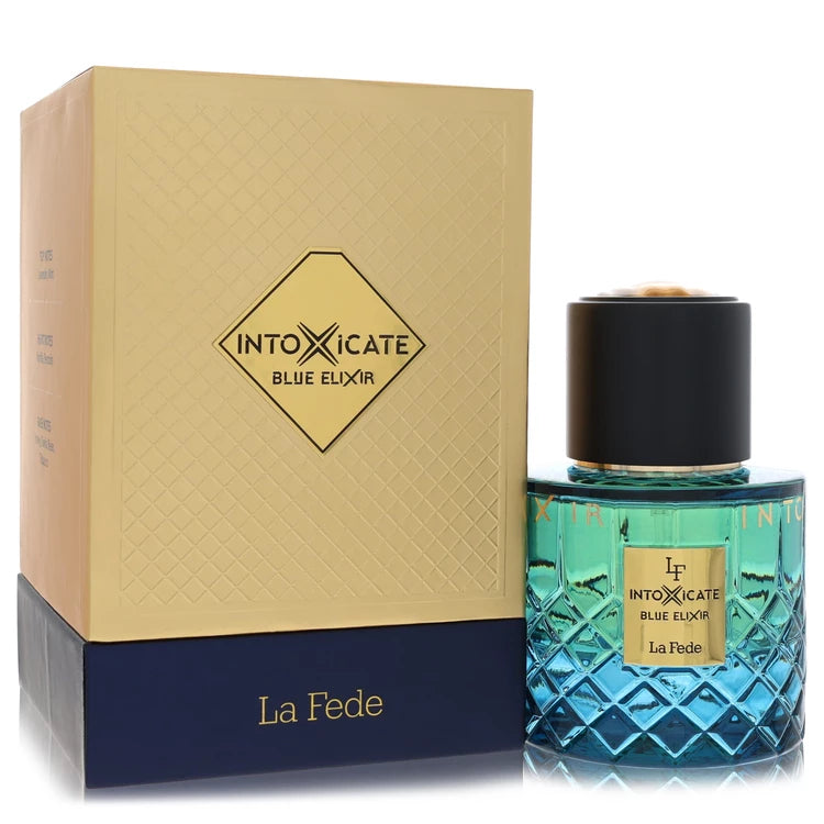 Khadlaj La Fede Intoxicate Blue Elixir by Khadlaj for Men. Eau De Parfum Spray (Unboxed) 3.4 oz | Perfumepur.com