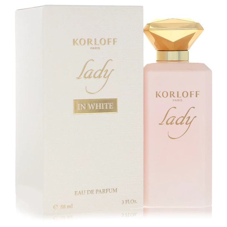 Korloff Lady In White by Korloff for Women. Eau De Parfum Spray 3 oz | Perfumepur.com