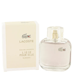 Lacoste Eau De Lacoste L.12.12 Elegant by Lacoste for Women. Eau De Toilette Spray 3 oz | Perfumepur.com