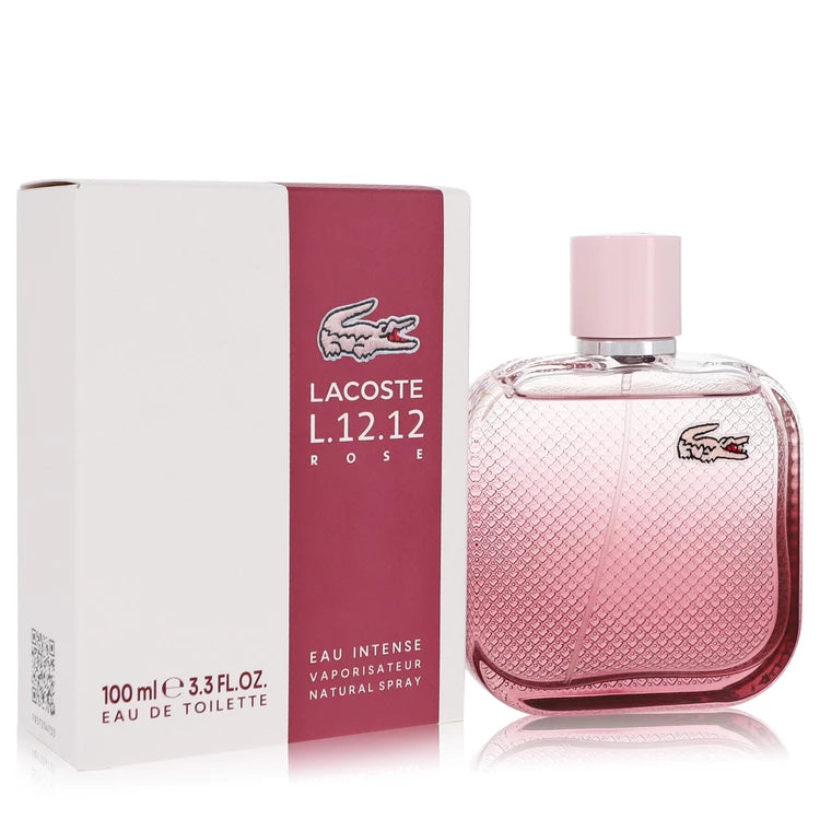 Lacoste Eau De Lacoste L.12.12 Rose Eau Intense by Lacoste for Women. Eau De Toilette Spray 1.1 oz | Perfumepur.com
