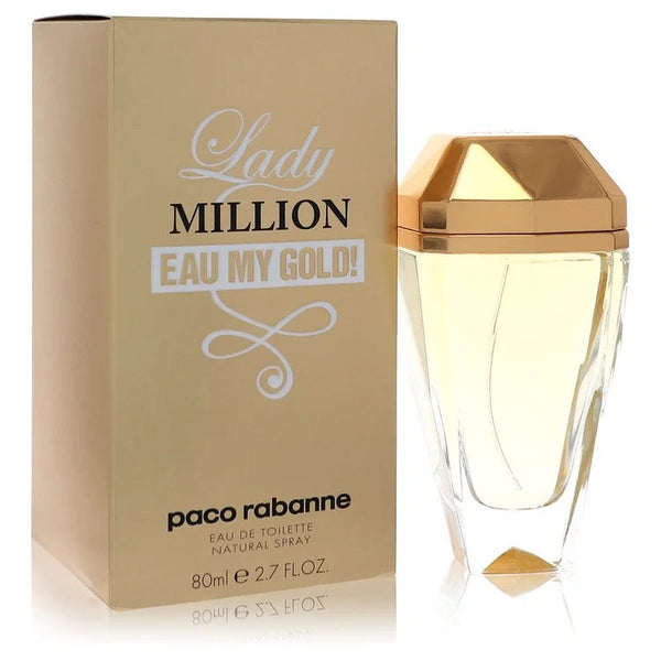 Lady Million Eau My Gold by Paco Rabanne for Women. Eau De Toilette Spray 2.7 oz | Perfumepur.com
