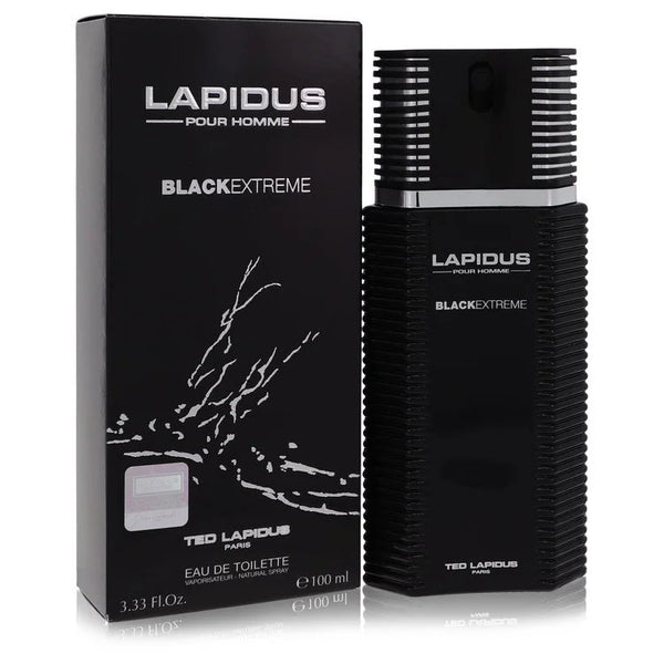 Lapidus Black Extreme by Ted Lapidus for Men. Eau De Toilette Spray 3.4 oz | Perfumepur.com