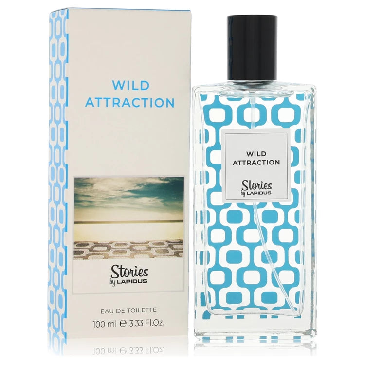 Lapidus Wild Attraction Stories by Lapidus for Men. Eau De Toilette Spray 3.4 oz | Perfumepur.com