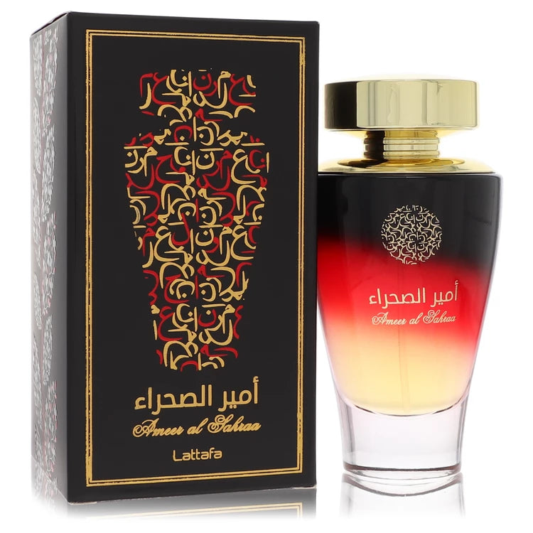 Lattafa Ameer Al Sahraa by Lattafa for Unisex. Eau De Parfum Spray (Unisex) 3.4 oz | Perfumepur.com